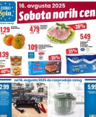 Eurospin sobota norih cen 16.8.