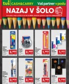 Tuš katalog Cash & Carry Nazaj v šolo