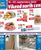Eurospin vikend norih cen do 20.9.