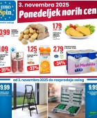 Eurospin ponedeljek norih cen 3.11.