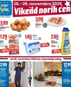 Eurospin vikend norih cen do 29.11.