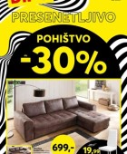 Dipo katalog Presenetljivo pohištvo do -30%