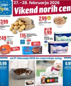 Eurospin vikend norih cen do 28.2.