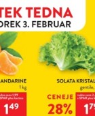 Spar in Interspar akcija za začetek tedna do 3.2.