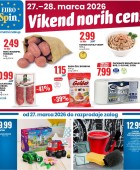 Eurospin vikend norih cen do 28.3.