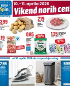 Eurospin vikend norih cen do 11.4.