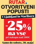 Rutar katalog Otvoritveni popusti