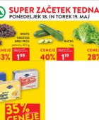 Spar in Interspar akcija za začetek tedna do 19.5.