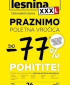 Lesnina katalog Praznimo poletna vročica do -77%