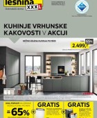 Lesnina katalog Kuhinje vrhunske kakovosti v akciji
