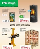 Pevex katalog Vroče cene peči in drv