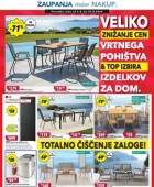Harvey Norman katalog Veliko znižanje vrtnega pohištva