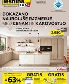 Lesnina katalog Dokazano najboljše razmerje med cenami in kakovostjo