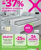 Momax katalog Do -37% na izbrane vzmetnice in letvena dna