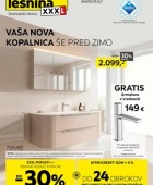 Lesnina katalog Vaša nova kopalnica še pred zimo