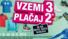 Hervis akcija Vzemi 3, plačaj 2