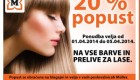 Muller akcija -20 % popust na vse barve in prelive