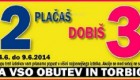 Mass akcija Plačaš 2 dobiš 3