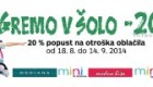 Akcija v trgovinah Modiana