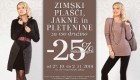 Mana akcija – 25 % na topla oblačila