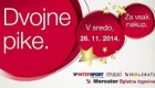 Dvojne pike v trgovinah Mercator 26. 11.