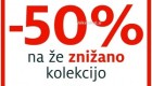 C&A akcija – 50 % na že znižano kolekcijo
