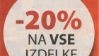Jysk akcija – 20 % na vse izdelke 12. 2.