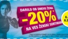 Hervis vikend akcija – kupon za – 20 % na ves ženski sortiman
