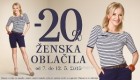 Mana akcija – 20 % na ženska oblačila do 12. 5.