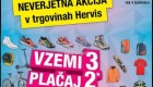 Hervis vikend akcija Vzemi 3, plačaj 2 do 24. 8.