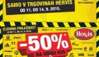 Hervis vikend akcija – 50 % na drugi kos