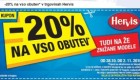 Hervis akcija kupon – 20 % popusta do 2. 11.