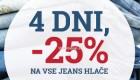 Sportina akcija – 25 % na vse jeans hlače