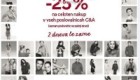 C&A akcija – 25 % na celoten nakup do 21. 11.