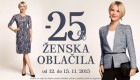Mana akcija – 25 % na ženska oblačila do 15. 11.