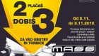 Mass  vikend akcija do 9. 11.