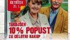 Mercator akcija 10 % takojšen popust upokojenci 21. 01.
