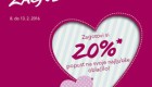Takko akcija kupon za 20 % do 13. 02.