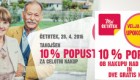 Mercator akcija 10 % za upokojence 28. 04.