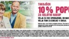 Mercator akcija – 10 % za upokojence 11. 08.