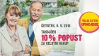 Mercator akcija – 10 % za upokojence 08. 09.