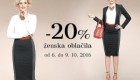 Mana akcija – 20 % na ženska oblačila