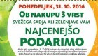Tuš akcija za začetek tedna 31. 10.