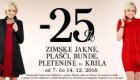 Mana akcija – 25 % na zimska oblačila do 14. 12.