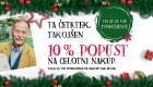 Mercator akcija – 10 % za upokojence 22. 12.