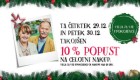 Mercator akcija – 10 % za upokojence do 30. 12.
