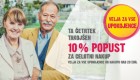 Mercator akcija – 10 % za upokojence 20. 04.