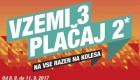 Hervis akcija Vzemi 3, plačaj 2 do 11. 09.