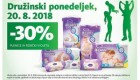 Tuš akcija Družinski ponedeljek 20. 08.
