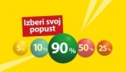 Merkur akcija Izberi svoj popust 14. 01.